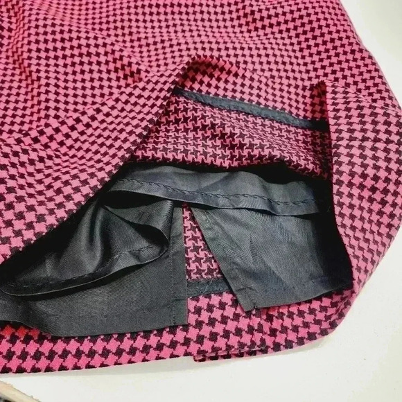 Vintage Pendleton Virgin Wool Checkered Pencil Skirt Size 10  3320 - Picture 8 of 11